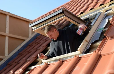 Pose de fenêtres de toit Velux à Thiergeville